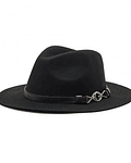 Chapéu de Aba Fedora Preto - Guess 