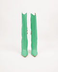 Bota de Cano Alto Verde Neon - Lança Perfume 