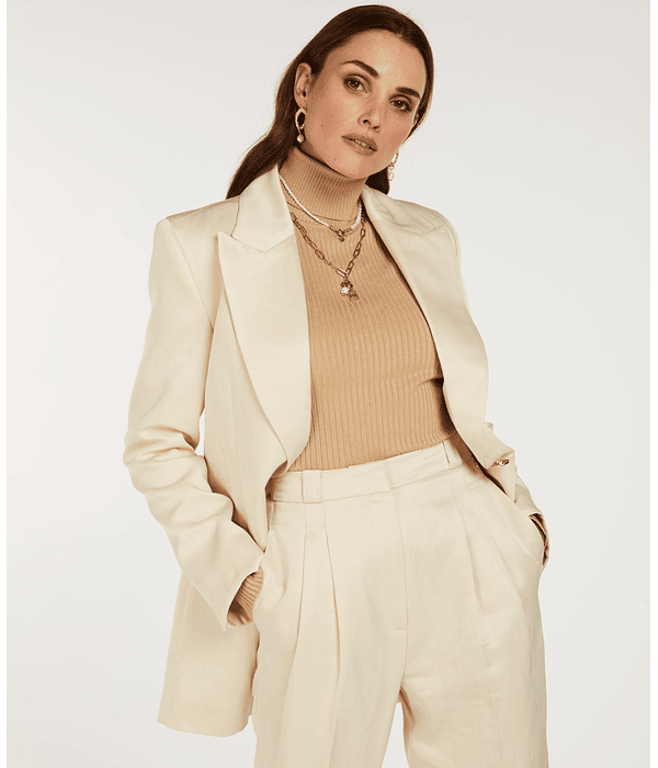 Blazer Clássico Donna Creme - Josh V