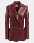 Blazer em Ecopele Emelie Bordeaux - Guess