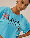 T-shirt Curta com Estrelas do Mar- Lança Perfume 