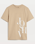 T-shirt Dorie Branded Bege - Josh V