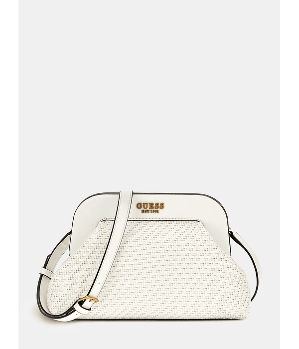 Clutch / Crossbody Encanastrada Abey Branca - Guess