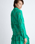 Vestido com Renda Verde - Liu Jo