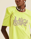 T-shirt Oversise Amarelo Neon - Lança Perfume 