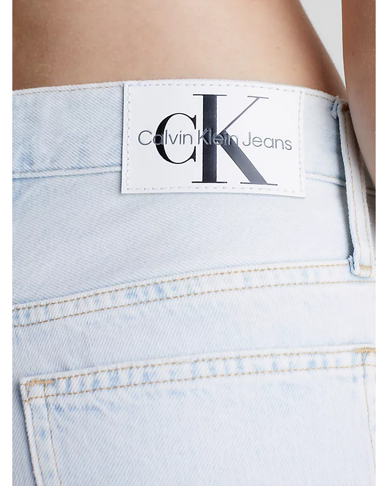 Calças Mom Jeans Ganga Clara - Calvin Klein 