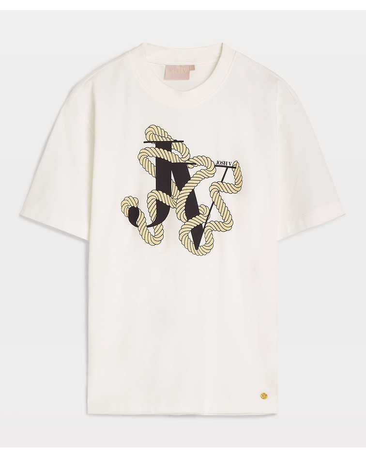 T-shirt  Oversize Corda Branco - Josh V