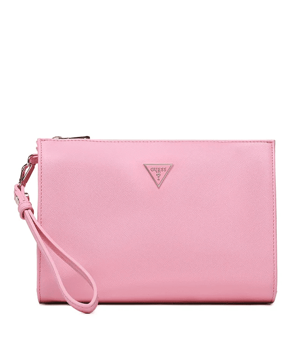 Clutch em Saffiano Rosa - Guess