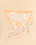 T-shirt Icon Trinângulo Laranja - Guess