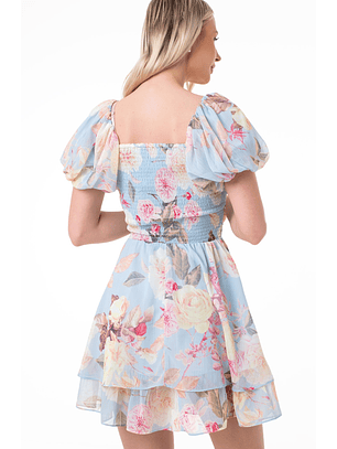 Vestido Gilda Peach Fiore - Guess 