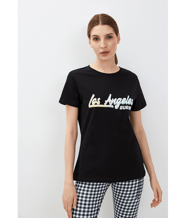 T-shirt Los Angels Daniella Preto - Guess