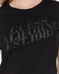 T-shirt Aurelia Preto - Guess 