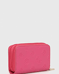 Carteira Pequena Logo Gravado Rosa - Guess