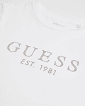 T-shirt Brilhos 1981 Branco - Guess