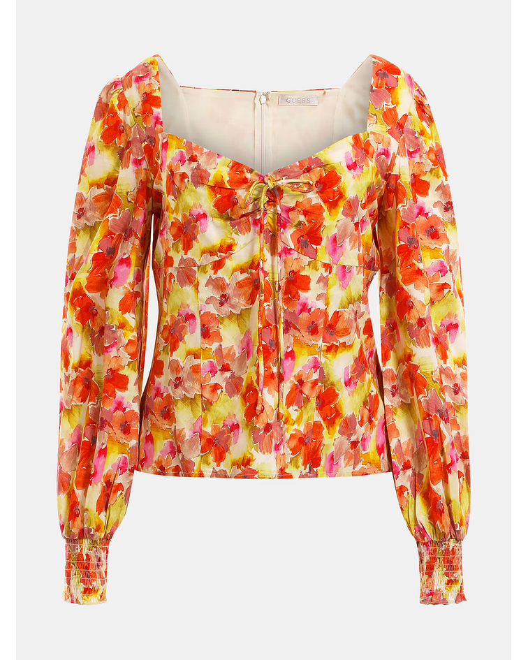 Blusa Adelaide Floral Rosa - Guess 