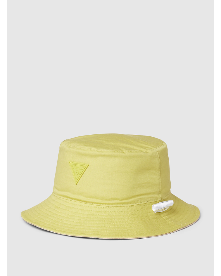 Chapéu Judy Reversível Logo Dourado/Lima - Guess 
