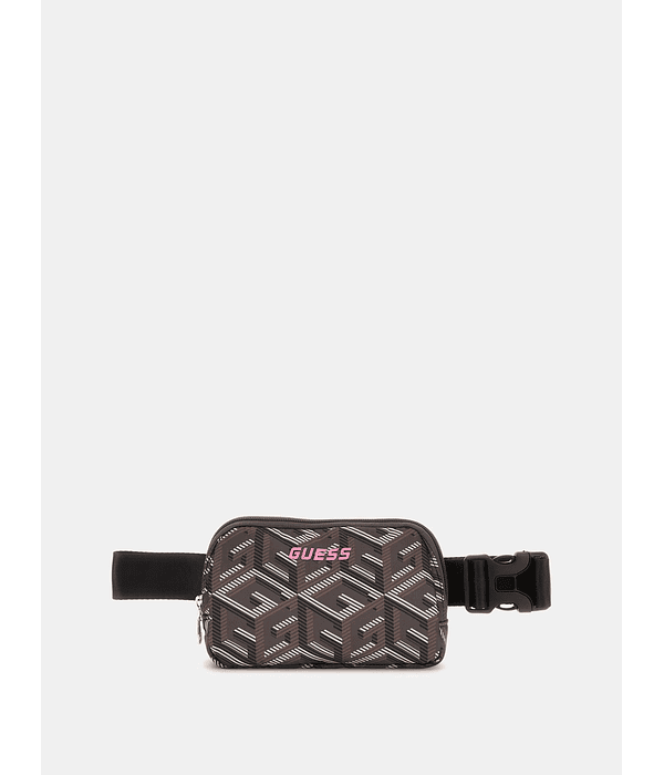 Bolsa de Cintura com Logo Geométrico - Guess