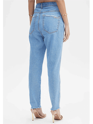 Calças Mom Jeans com Lettring - Lança Perfume