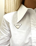 Camisa Curta Branca - Lança Perfume