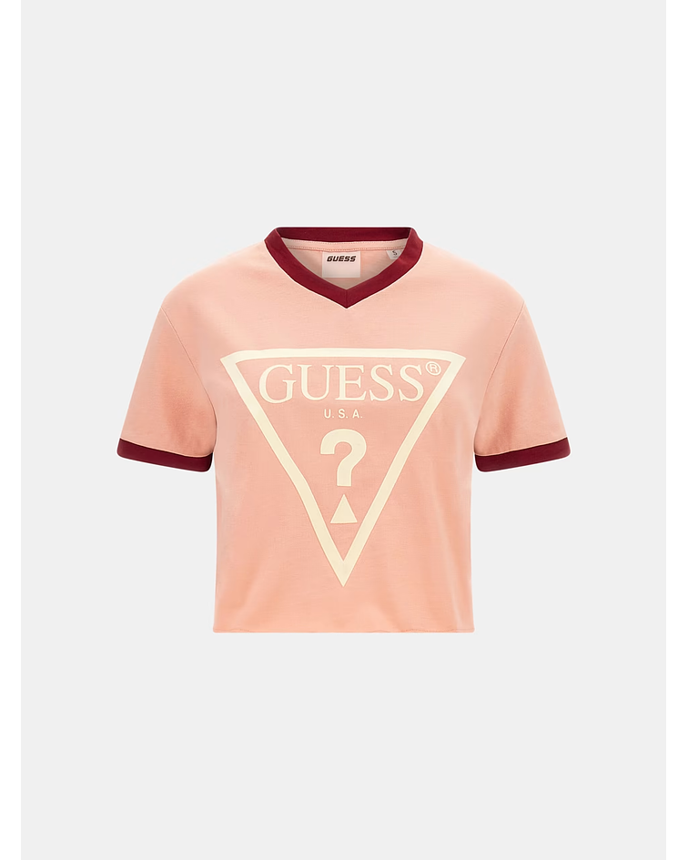 T-shirt Curta Allegra Rosa - Guess 