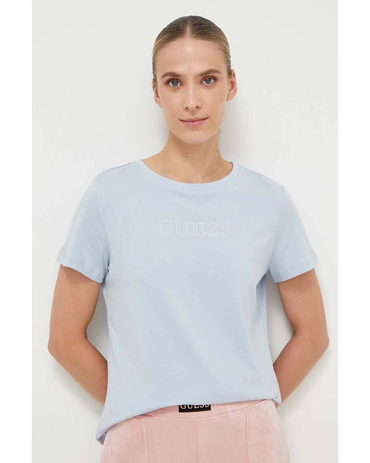 T-shirt Brianna Azul Claro - Guess 