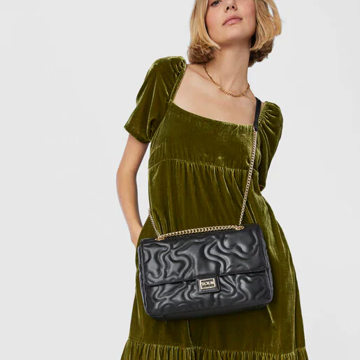 Crossbody com Aba Kaos Dream Preto - Tous 4