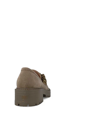 Loafer em Suede Aventino Taupe - Menbur
