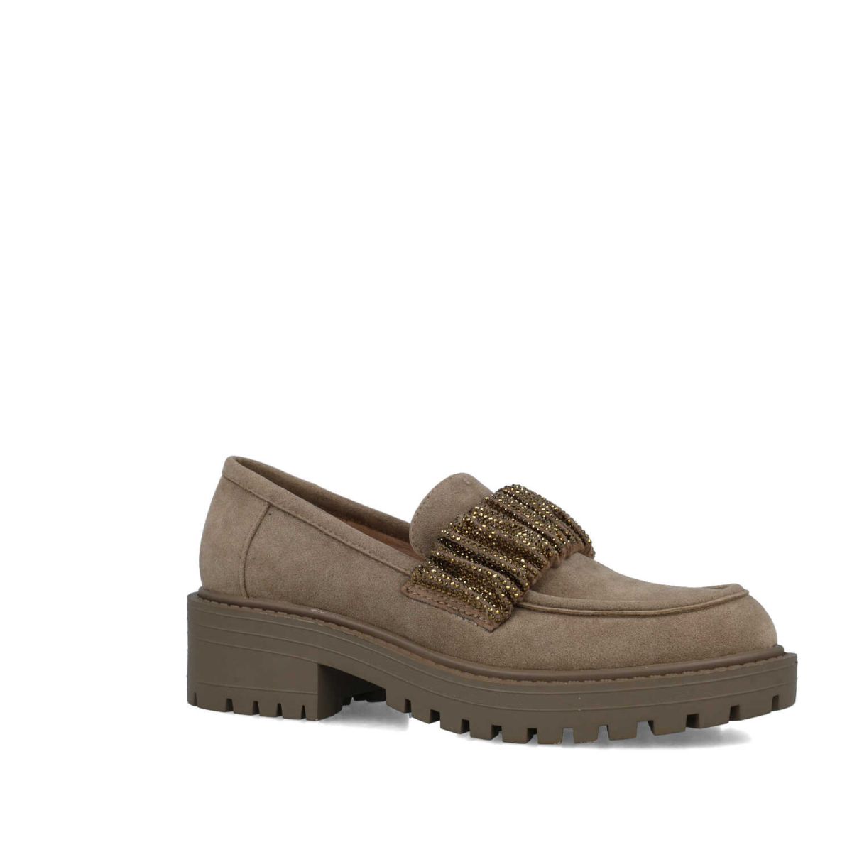 Loafer em Suede Aventino Taupe - Menbur 3
