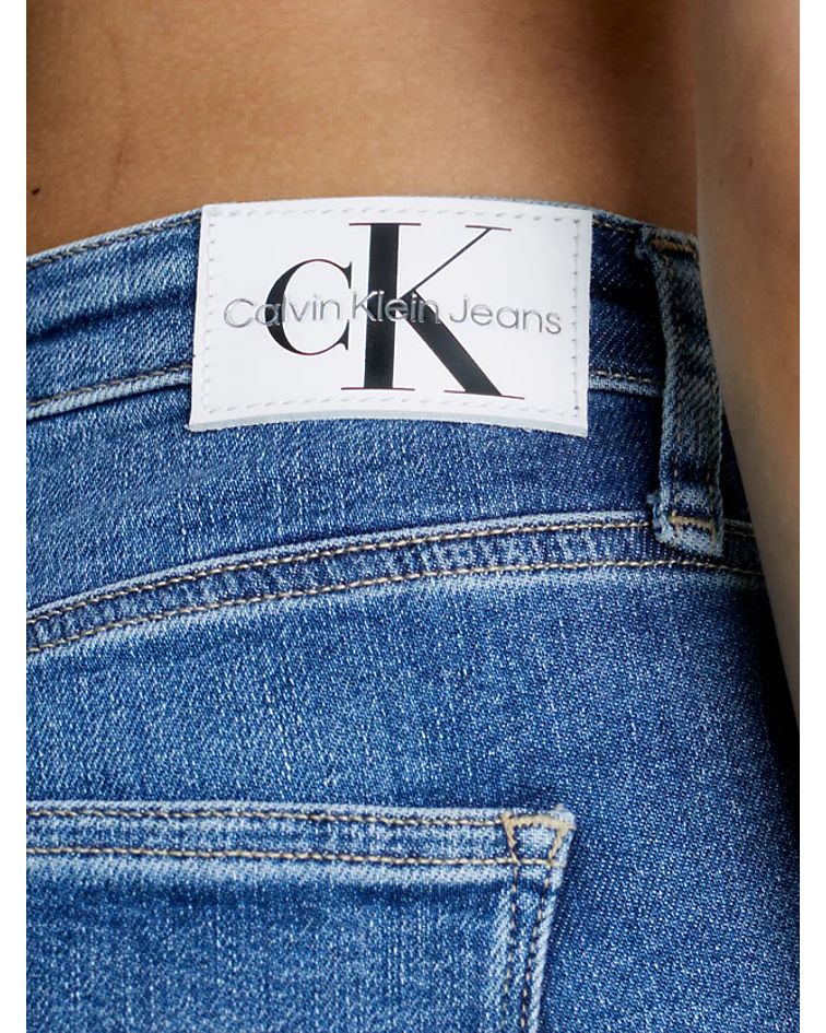 Calças de Ganga Skinny Cintura Subida - Calvin Klein