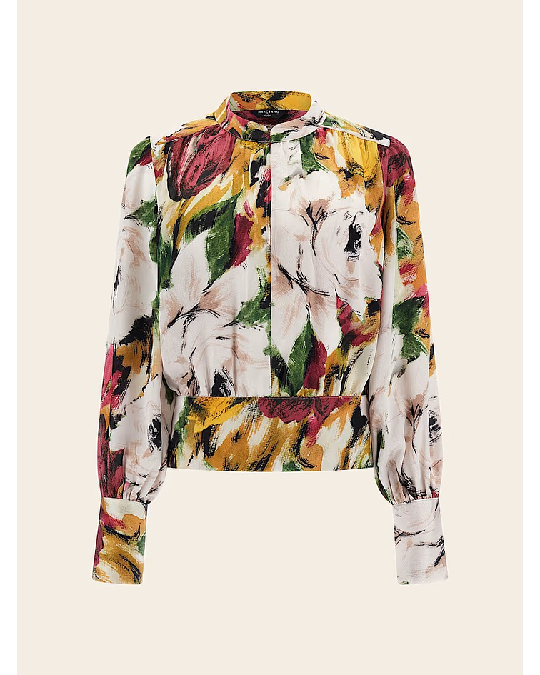 Blusa com Estampado Floral - Guess Marciano