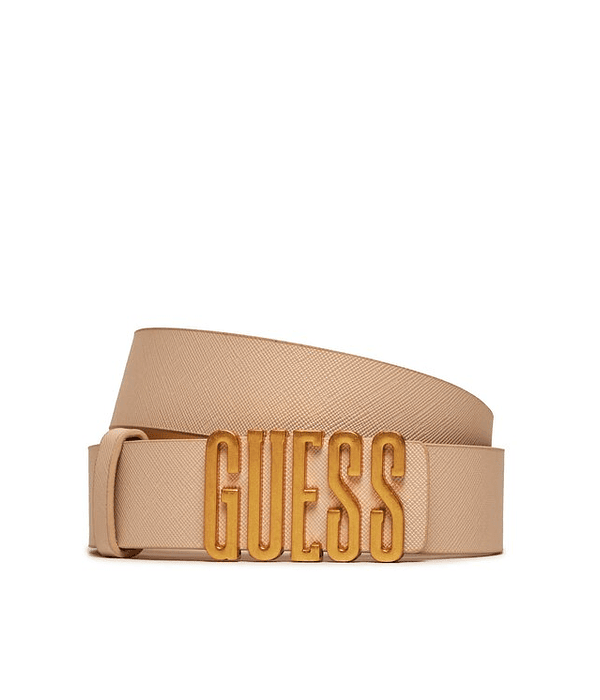 Cinto Donna Logo Bege - Guess