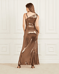 Vestido Comprido Naomi Bronze - Guess Marciano