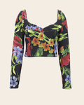 Blusa Boldly Blooming Floral - Guess Marciano