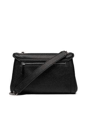 Crossbody/Mala de Ombro com Aba Noelle Preto - Guess