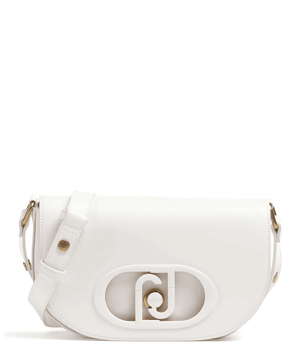 Mala de Ombro/Crossbody com Aba Branco - Liu Jo