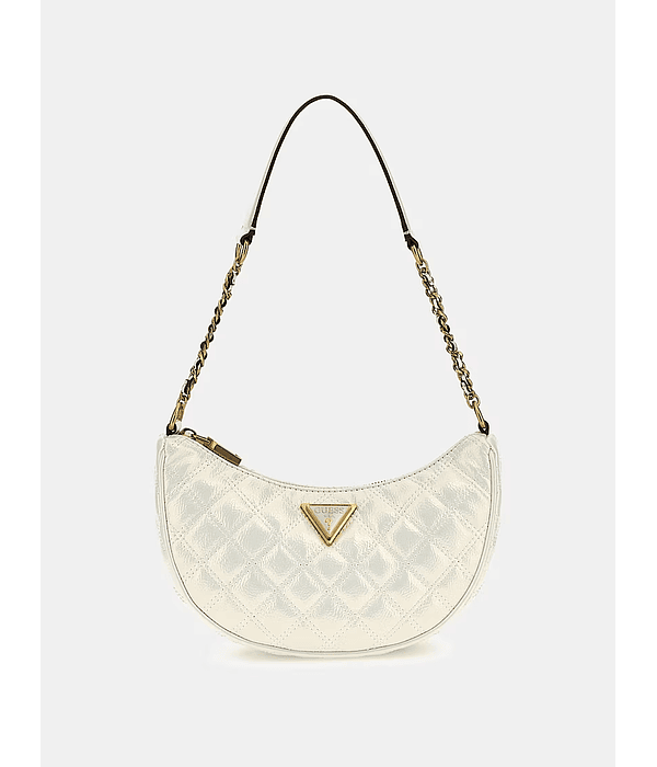 Mala de Ombro Giully Creme Iridescente - Guess