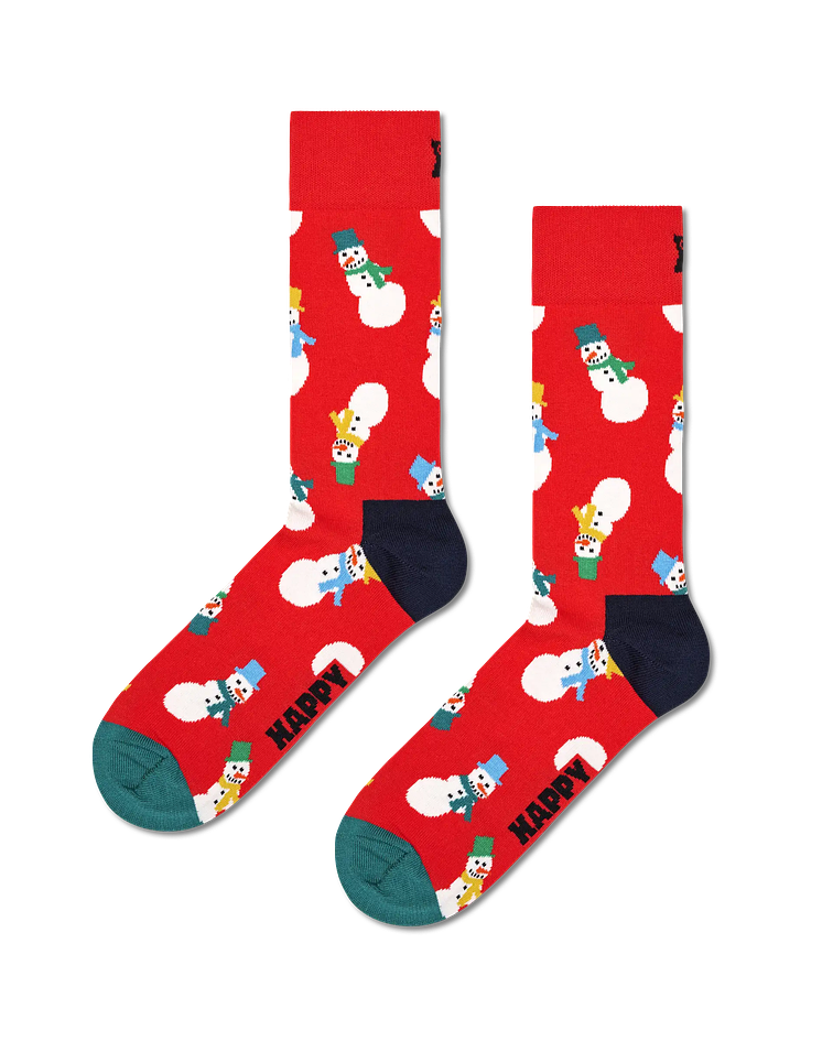3-Pack Meias Snowman Caixa Presente - Happy Socks