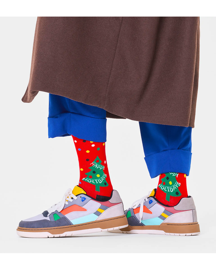 Meias Happy Holidays Vermelho - Happy Socks