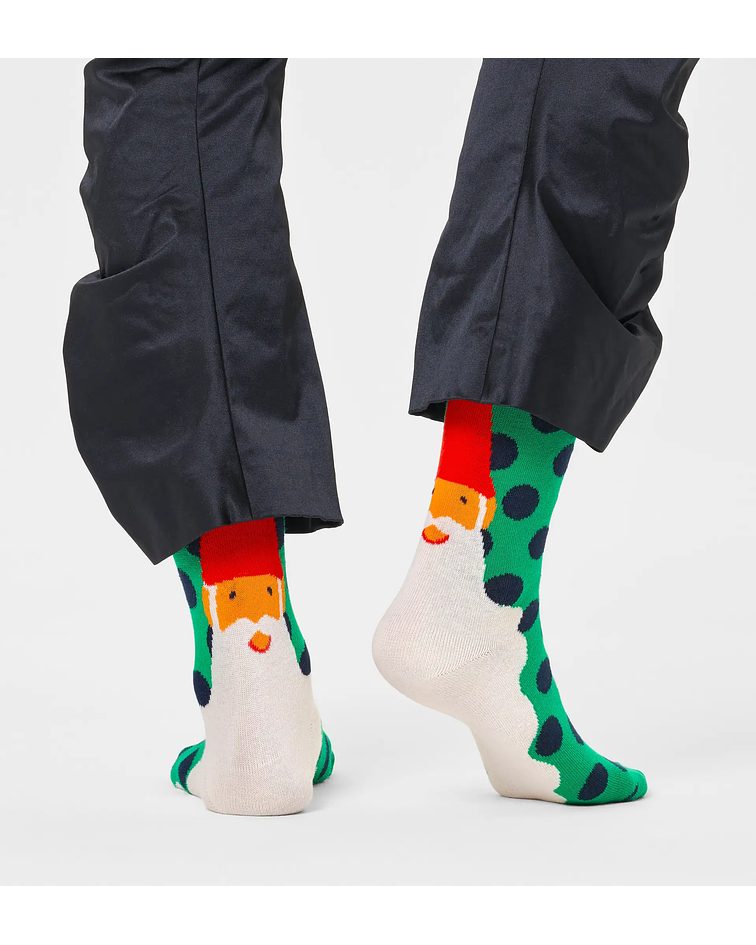 Meias Santa's Beard Verde - Happy Socks