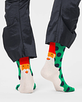 Meias Santa's Beard Verde - Happy Socks