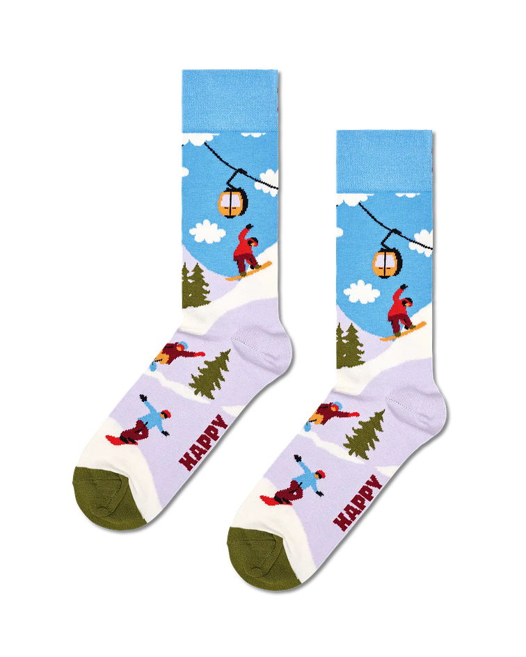 Meias Snowboard Multicolor - Happy Socks