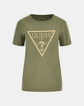 T-shirt Triângulo Gold Verde - Guess 