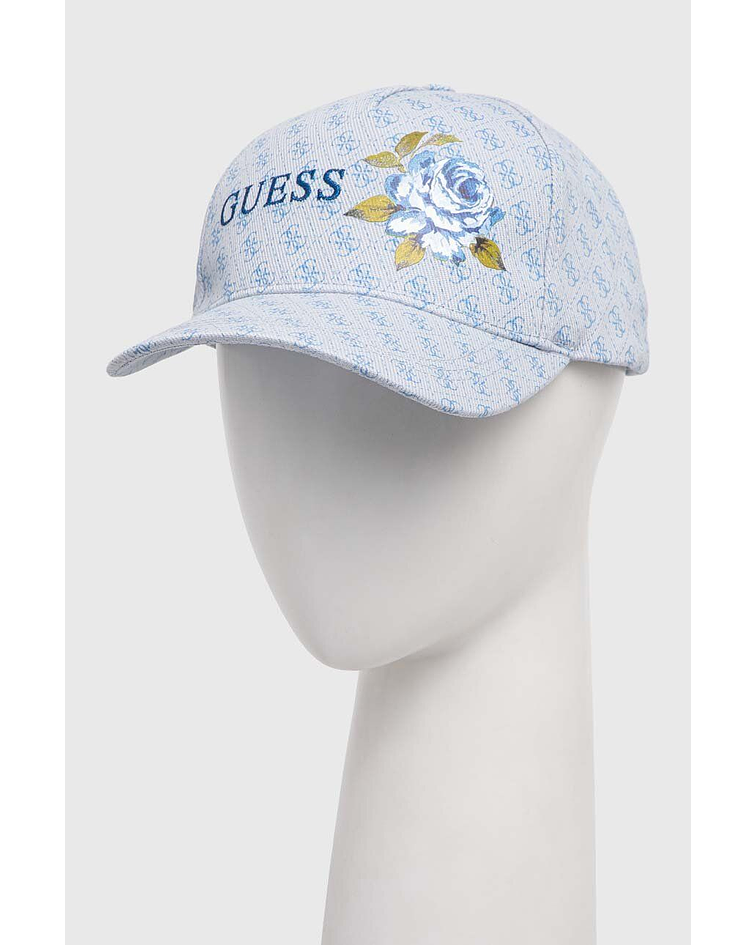 Boné com Flor Logo Azul - Guess