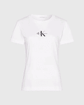 T-shirt decote Redondo Branco - Calvin Klein