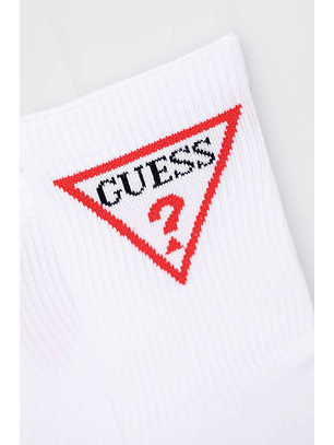 Meias Logo Triângulo Branco - Guess