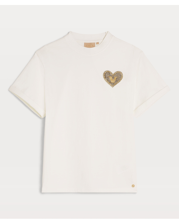 T-shirt Roxy com Coração Branca - Josh V