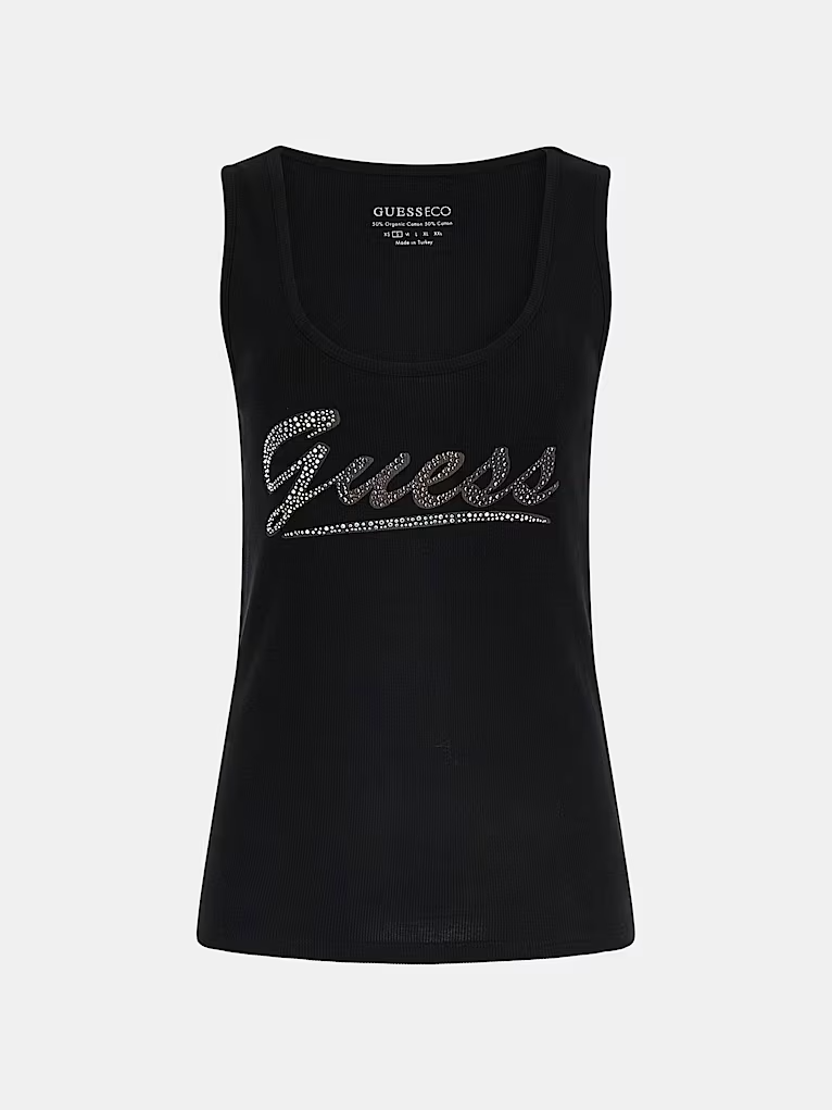 Top Canelado com Logo Preto - Guess 5