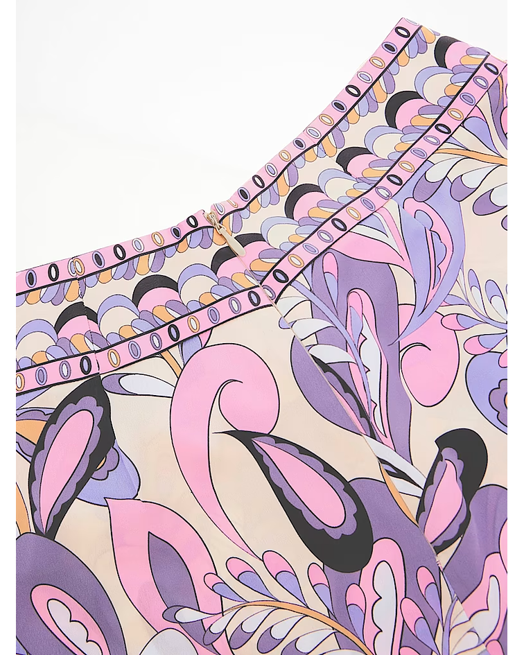 Calças Gypset com padrão Total Rosa - Guess Marciano 