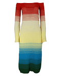 Vestido de Malha multicolorido - SAHOCO 