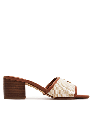 Sandália Mule em Canvas Camel - Guess